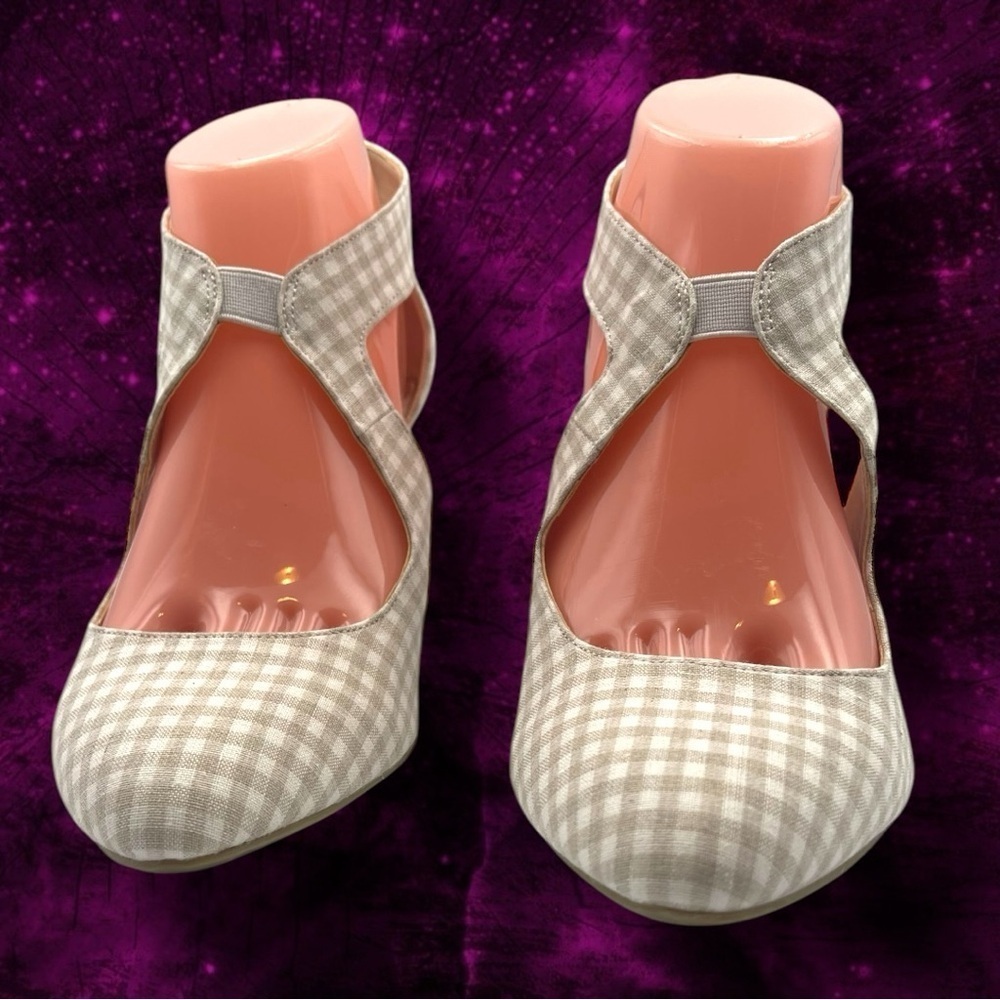 Lifestride Women's Giovanna 2 Heels Checked Size 8.5 - Picture 5 of 12